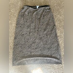 Cheetah midi skirt 🐆